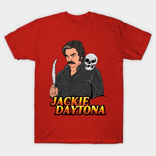 jackie daytona with skull T-Shirt by tiwkokon